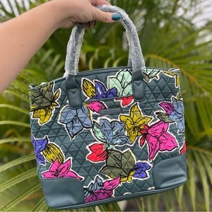 NWT Vera Bradley Day Off Satchel • Falling Flowers